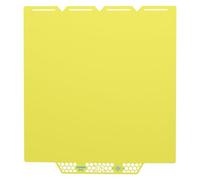 BIQU CryoGrip Pro Glacier-Yellow Panda Build Plate, Double Sided Spring Steel Sheet for Snap-maker U1 3D Printers, Upgrade Build Plate, Firm Adhesion, 276x304.5mm