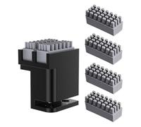 BIQU Panda Brush XP + 4PCS Kit d'outils nettoyage buse en silicone rechange, pour imprimantes 3D Bambu-Lab P1S/P1P/X1C/X1E, double brosse Têtes Remplacement Silicone Buse Essiggeur, Plug in Play