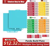 BIQU Panda plaque de construction CryoGrip Pro revêtement sans sabot ressort acier Double face pour BambuLab Voron Kobra aventurier 5M imprimante 3D 300x300mm Glacier