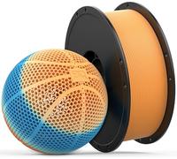 BIQU PLA-HR Filament flexible pour imprimante 3D spécialement pour l'impression de ballons de basket-ball sans air, bobine de 1,75 mm, filament triple couleur pour la plupart des imprimantes 3D FDM
