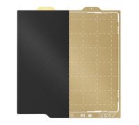 BIQU Plaque de construction lisse en PET + PEI texturé compatible avec imprimante 3D Bambu-lab A1 Mini, 184 x 184 mm, lit d'impression magnétique à ressort en acier