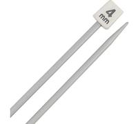 BiR Kraft Lot de 2 aiguilles à tricoter en plastique à pointe unique de 35 cm de long | 4 mm x 35 cm de long