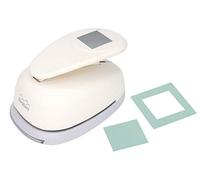 Bira 2.5 x 2.5 inch Square Lever Action Extra Large Craft Punch for Paper Crafting Scrapbooking Cards Arts (3.5 inch Square Measured diagonally)