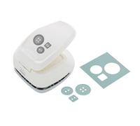 Bira Perforatrice à levier pour scrapbooking, cartes, papier, arts (boutons) 3,8 cm