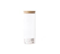 Birambeau Bocal en verre 25 cm avec couvercle en liège, diamètre 10 cm