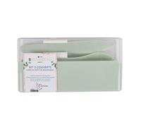 BIRAMBEAU - Set De Couverts Nomade Complet 3 Pièces : Fourchette, Couteau, Cuillère et Boite Rangement - Idéal Repas Extérieur