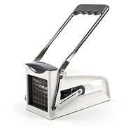 BIRAMBEAU - Ustensiles de Cuisine - Taille Frites - Levier - Coupe-Frites - Lames Inox - Grille 49 Trous