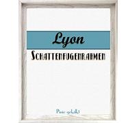 BIRAPA Cadre à joint d'ombre Lyon pour toile 40x50 cm en pin calcin, cadre pour toiles, cadre vide pour toile, cadre à joint d'ombre pour châssis, cadre pour toile