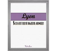 BIRAPA Cadre à joint d'ombre Lyon pour toile 41x51 cm en argent mat, cadre pour toiles, cadre vide pour toile, cadre à joint d'ombre pour châssis, cadre pour toile