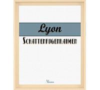 BIRAPA Cadre à joint d'ombre Lyon pour toile 50 x 100 cm en érable, cadre pour toiles, cadre vide pour toile, cadre à joint d'ombre pour châssis, cadre pour toile