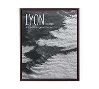 BIRAPA Cadre à joint d'ombre Lyon pour toile 80x100 cm en chêne foncé, cadre pour toiles, cadre vide pour toile, cadre à joint d'ombre pour châssis, cadre pour toile