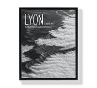 BIRAPA Cadre à joint d'ombre Lyon pour toile 80x160 cm en Noir Mat, Cadre pour toiles, Cadre vide pour toile, Cadre à joint d'ombre pour châssis, Cadre pour toile