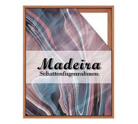 BIRAPA Madeira Cadre à joints creux pour toile, 30 x 30 cm, couleur terre cuite, cadre en bois, cadre pour toile, cadre à joints creux pour châssis, 30 x 30 cm