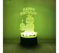 BIRBANN Five Nights at Freddy's Veilleuse à contrôle tactile pour décoration de chambre à coucher, 7 couleurs avec fonction tactile, convient pour Noël, anniversaire, fête