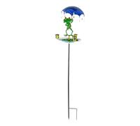BIRCA METAL BAIN - MOVER BACK BAIL | Bains décoratifs pour oiseaux en plein air, valeurs d'oiseaux indépendantes en métal | Perroquets alimentaires alimentaires avec design esthétique pour le parro