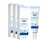 Birch Juice Sérum solaire hydratant SPF 50, sérum à l'acide hyaluronique, protection solaire pour le visage avec texture aérée, ne laisse pas de film blanc, sans parfum, soin de la peau coréen