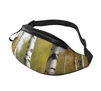 Birch Trees Sac banane imperméable pour homme et femme