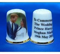 Birchcroft Dé à coudre en porcelaine, à collectionner - Mariage du Prince Harry et Meghan mai 2018