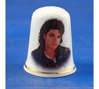 Birchcroft Dé à coudre en porcelaine de Chine - Michael Jackson