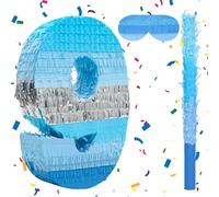 Birchio Piñata forme 9 bandeau chauve-souris 40,6 x 29,4 x 10,2 cm fournitures décoration d'anniversaire