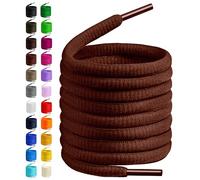 BIRCH's Lacets ovales pour chaussures, 27 couleurs, demi-ronds, 1/4", 4 longueurs différentes, Sienne, 29.5"(75cm) S