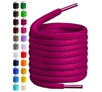 BIRCH's Lacets ovales pour chaussures, 27 couleurs, demi-ronds, 1/4", 4 longueurs différentes, Violet orchidée, 29.5"(75cm) S