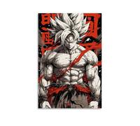 BIRCHTREES Poster Dragon Ball - Impression sur toile - Décoration murale pour la maison et le bureau - Style sans cadre - 20 x 30 cm