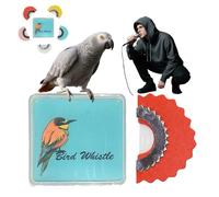 Bird Attracting Chirping Toy, 5pcs Bird Whistle for Adults, Bird Whistle to Attract Birds, Magic Tongue Whistle Toy, Oral Stunts Tricks Gag Tweeting Noisemaker Toy (Rouge)