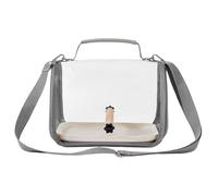 Bird Bag, Cockatiel Cage, Clear Tote, Parakeet Transport with Perch, Lightweight Comfortable Spacious Breathable Small Animal Travel for Lovebirds, 10,24 x 7,48 x 7,68 Inches