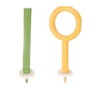 Bird Barch Nature Molar Stand pour perroquets Conure fournit des sites ondulés Les rayures pour petits à grands jouets pour perroquets