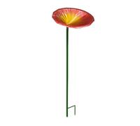 Bird Bath Bowl, Garden Stake Decoration, Metal Outdoor Ornament, Patio Accessory, Yard Supplies, Top Usage Accessories for Window Deck Backyard Balcony Railing Ground Pool Daily Care and Home Use