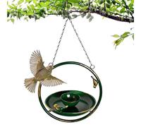 Bird Bath Bowl - Large Hangable Water Feeder, Garden Water Feeder Bird Bath, Hummingbird, Crow, Bluebirds, Feeding, Deck, Balcony, Window, Garden, OutdoorHanging Birds Baath, Backyard Birrd Accessory,