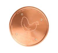 Bird Bath Copper - Bird Bath Copper Disk, Pure Coppers Cleaner With Triple-Point Support, 4 Inches Water Cleaning Disc For Outdoor Garden Patio Lawn Fountain Bowl Livestock Chicken Coop Poultry Farm