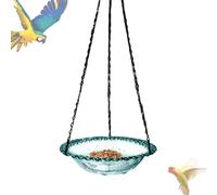 Bird Bath Feeder, Birdbaths for Outdoors, Heavy-Duty Metal Waterer Station Decorative for Patio Wild Life Viewing, Balcony Deck Observation Apartment Window Wildlife Photography