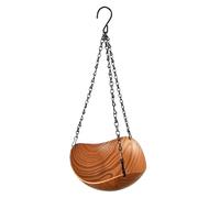 Bird Bath Feeder, Hangable Weather Resistant Elegant Outdoor Wild Bird Bath Feeding Dish for Patio Yard Balcony Courtyard Backyard Hummingbird Robin Sparrow Birds Drinking and Bathing Station Use