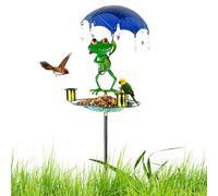 Bird Bath Feeder, Metal Vintage Birdbath, Iron Freestanding Feeder, Durable Design, Aesthetic Appeal, Perfect for Sparrows, Parakeets, Budgies, Pet Birds, 84.5x19cm