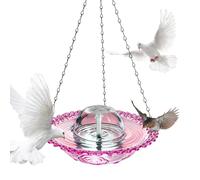 Bird Bath Fountain 45 x 23,5 x 23,5 cm USB Powered Clear Rustproof Electric Water Bowl | Space Saving Fountain Pump Bird Bath Long Lasting For Yard Pathway Driveway Balcony Lawn Grassland