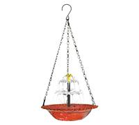 Bird Bath Fountain | Waterfall Aesthetic Large Bowl,Bird Bath Fountains Solar Power | Solar Suspending Fountain For Attracting Hummingbird Finch Butterfly Garden Backyard Porch Balcony Pond Pool