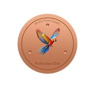 Bird Bath Plate - Bird Bath Pure Copper Plate, Cleaning Disk With Triple-Point Support | Outdoor Fountain treatmentt Insert Hygiene For Garden Yard Lawn Farm Basin Water Stabilization Circulations
