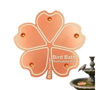 Bird Bath Water Purifier Copper - Physical Safe All-Season Purification | Weatherproof Copper Ion Bird Bath Cleaner | For Garden Patio Backyard Courtyard, Keeps Birdbath Water Clean