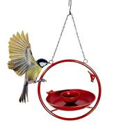 Bird Bath - Weather Resistant Hanging Bath, Garden Bird Baths with Chains and Decorative Design, Outdoor Birds Water Feeder, Backyard Patio Deck Accessory, Finch Crow Bluebird Baths for Balcony Window