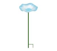 Bird Baths for Outdoors - Metal Stake Bird Bath | Weather Resistant Garden Birds Waterer | Bee Butterfly Hummingbird Water Feeder Bowl | for Backyard Patio Lawn Courtyard Flower Bed Outdoor Decor