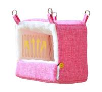 Bird Bed - 5-Temp Warm Hut | Soft Parrot Bed Heating Mat - for Conure Lovebirds Hamster Cockatoo Finch Home Balcony Garden Indoor Outdoor Yard