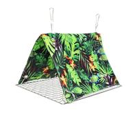 Bird Bed, Bird Hammock Parakeet Nest, Summer House Perch Pet Supplies, Soft Comfortable Hanging Design, Easy Cage Installation, Ideal for Lovebird Finch Macaw, Green