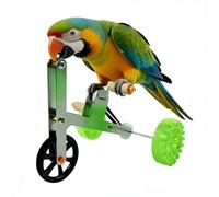 Bird Bike - Stainless Steel 13.5x11.5x10.7cm Parrot Training Bicycle Toy