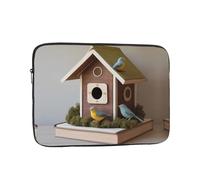 Bird Book House Housse pour ordinateur portable 12" Motif oiseaux
