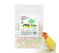 Bird Cage Bedding, Parrot Cage Liner, Natural Bird Litter, Soft Wood Shavings with Odor Control and Comfortable Texture for Both Pets and Owners, 5,91 x 9,84 x 2,36 Inches