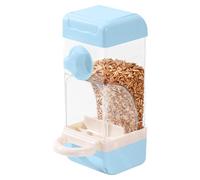Bird Cage Feeder - 500ml Automatic Food Container | ABS Polystyrene Metal Build, 21x8.4x8.5cm Size, Leak-Proof Quick-Connect Clip, Cage Accessories for Hummingbirds Parrot