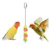 Bird Cage Food Skewer - Stainless Finch Fruit Holder Stick, Parakeet Food Holder, for Cage Foraging Macaw Parakeet Cockatiel Conure Finch Lovebird Durable Metal Treat Rod