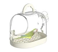 Bird Cage Ornamental | Parrot Take Out Cage | Parrot Cage with Tray | Breathable Parrot Travel Cage | Take-Out Transparent Cage | Portable Bird Cage Ornamental for Home, Travel & Camping